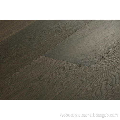 Hölzerne Eiche mehrschichtige Holzfußböden dunkle Farbe